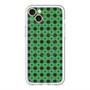 スリムプロテクションプレミアムケース with MagSafe［ Shower Dot - Green ］