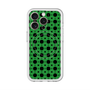 スリムプロテクションプレミアムケース with MagSafe［ Shower Dot - Green ］