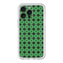 スリムプロテクションプレミアムケース with MagSafe［ Shower Dot - Green ］