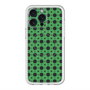 スリムプロテクションプレミアムケース with MagSafe［ Shower Dot - Green ］