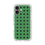 スリムプロテクションプレミアムケース with MagSafe［ Shower Dot - Green ］