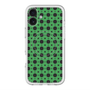 スリムプロテクションプレミアムケース with MagSafe［ Shower Dot - Green ］