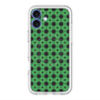 スリムプロテクションプレミアムケース with MagSafe［ Shower Dot - Green ］