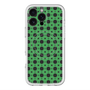 スリムプロテクションプレミアムケース with MagSafe［ Shower Dot - Green ］