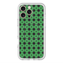スリムプロテクションプレミアムケース with MagSafe［ Shower Dot - Green ］