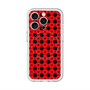 スリムプロテクションプレミアムケース with MagSafe［ Shower Dot - Red ］