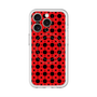 スリムプロテクションプレミアムケース with MagSafe［ Shower Dot - Red ］