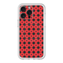 スリムプロテクションプレミアムケース with MagSafe［ Shower Dot - Red ］