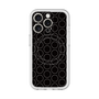 スリムプロテクションプレミアムケース with MagSafe［ Dot Circle - Black ］