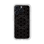 スリムプロテクションプレミアムケース with MagSafe［ Dot Circle - Black ］