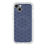 スリムプロテクションプレミアムケース with MagSafe［ Dot Circle - Navy ］