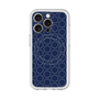 スリムプロテクションプレミアムケース with MagSafe［ Dot Circle - Navy ］