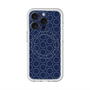 スリムプロテクションプレミアムケース with MagSafe［ Dot Circle - Navy ］