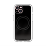 スリムプロテクションプレミアムケース with MagSafe［ Dot Gradation - Black ］