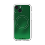 スリムプロテクションプレミアムケース with MagSafe［ Dot Gradation - Green ］