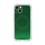 スリムプロテクションプレミアムケース with MagSafe［ Dot Gradation - Green ］