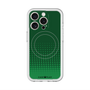 スリムプロテクションプレミアムケース with MagSafe［ Dot Gradation - Green ］