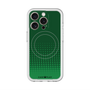 スリムプロテクションプレミアムケース with MagSafe［ Dot Gradation - Green ］