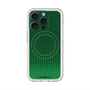 スリムプロテクションプレミアムケース with MagSafe［ Dot Gradation - Green ］