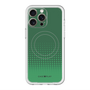スリムプロテクションプレミアムケース with MagSafe［ Dot Gradation - Green ］