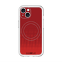 スリムプロテクションプレミアムケース with MagSafe［ Dot Gradation - Red ］