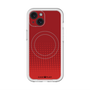スリムプロテクションプレミアムケース with MagSafe［ Dot Gradation - Red ］
