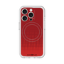 スリムプロテクションプレミアムケース with MagSafe［ Dot Gradation - Red ］