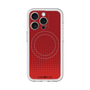 スリムプロテクションプレミアムケース with MagSafe［ Dot Gradation - Red ］