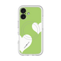 スリムプロテクションプレミアムケース with MagSafe［ Two Hearts - Green ］