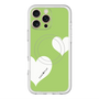 スリムプロテクションプレミアムケース with MagSafe［ Two Hearts - Green ］