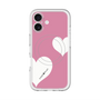 スリムプロテクションプレミアムケース with MagSafe［ Two Hearts - Pink ］