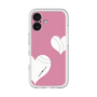 スリムプロテクションプレミアムケース with MagSafe［ Two Hearts - Pink ］