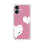 スリムプロテクションプレミアムケース with MagSafe［ Two Hearts - Pink ］
