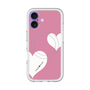 スリムプロテクションプレミアムケース with MagSafe［ Two Hearts - Pink ］