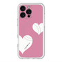 スリムプロテクションプレミアムケース with MagSafe［ Two Hearts - Pink ］