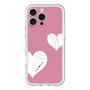 スリムプロテクションプレミアムケース with MagSafe［ Two Hearts - Pink ］