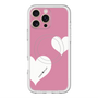 スリムプロテクションプレミアムケース with MagSafe［ Two Hearts - Pink ］
