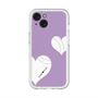 スリムプロテクションプレミアムケース with MagSafe［ Two Hearts - Purple ］