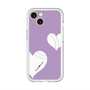 スリムプロテクションプレミアムケース with MagSafe［ Two Hearts - Purple ］