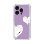スリムプロテクションプレミアムケース with MagSafe［ Two Hearts - Purple ］