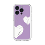 スリムプロテクションプレミアムケース with MagSafe［ Two Hearts - Purple ］