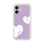 スリムプロテクションプレミアムケース with MagSafe［ Two Hearts - Purple ］