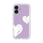 スリムプロテクションプレミアムケース with MagSafe［ Two Hearts - Purple ］