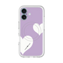 スリムプロテクションプレミアムケース with MagSafe［ Two Hearts - Purple ］