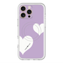スリムプロテクションプレミアムケース with MagSafe［ Two Hearts - Purple ］