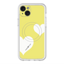 スリムプロテクションプレミアムケース with MagSafe［ Two Hearts - Yellow ］