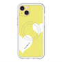 スリムプロテクションプレミアムケース with MagSafe［ Two Hearts - Yellow ］