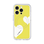 スリムプロテクションプレミアムケース with MagSafe［ Two Hearts - Yellow ］
