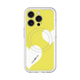 スリムプロテクションプレミアムケース with MagSafe［ Two Hearts - Yellow ］