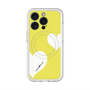 スリムプロテクションプレミアムケース with MagSafe［ Two Hearts - Yellow ］